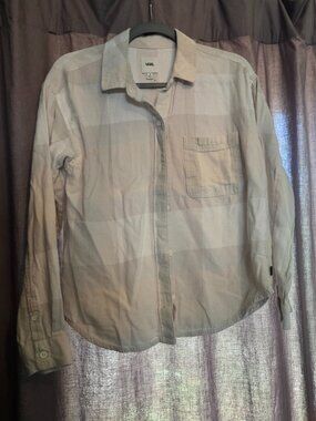 Vans Plaid Flannel Shacket, Small